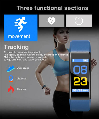 HealthSync Smart Watch: Heart Rate & Oxygen Monitor