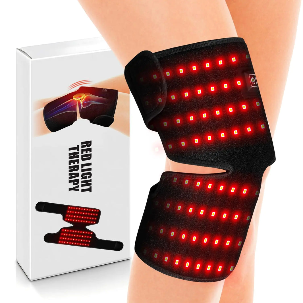 Topcupro Red Light Therapy Knee Wrap Infrared Knee Therapy Devices - Multi-purpose Red Light Therapy for Knee Pain Relief Infrared Light Therapy for Knee Relax Recovery