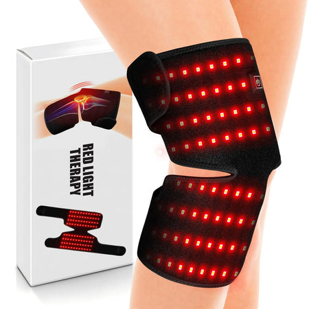 Topcupro Red Light Therapy Knee Wrap Infrared Knee Therapy Devices - Multi-purpose Red Light Therapy for Knee Pain Relief Infrared Light Therapy for Knee Relax Recovery