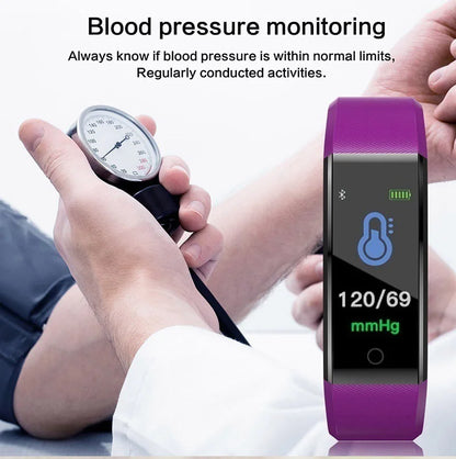 HealthSync Smart Watch: Heart Rate & Oxygen Monitor
