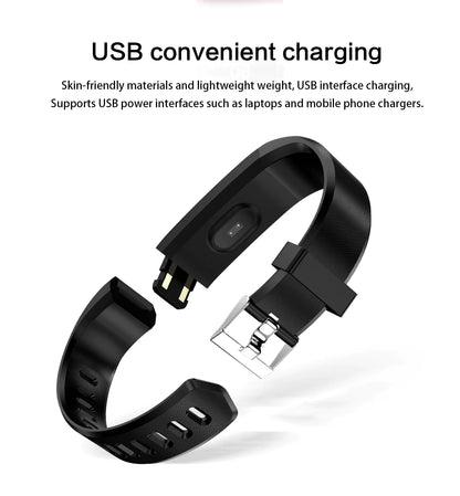 HealthSync Smart Watch: Heart Rate & Oxygen Monitor