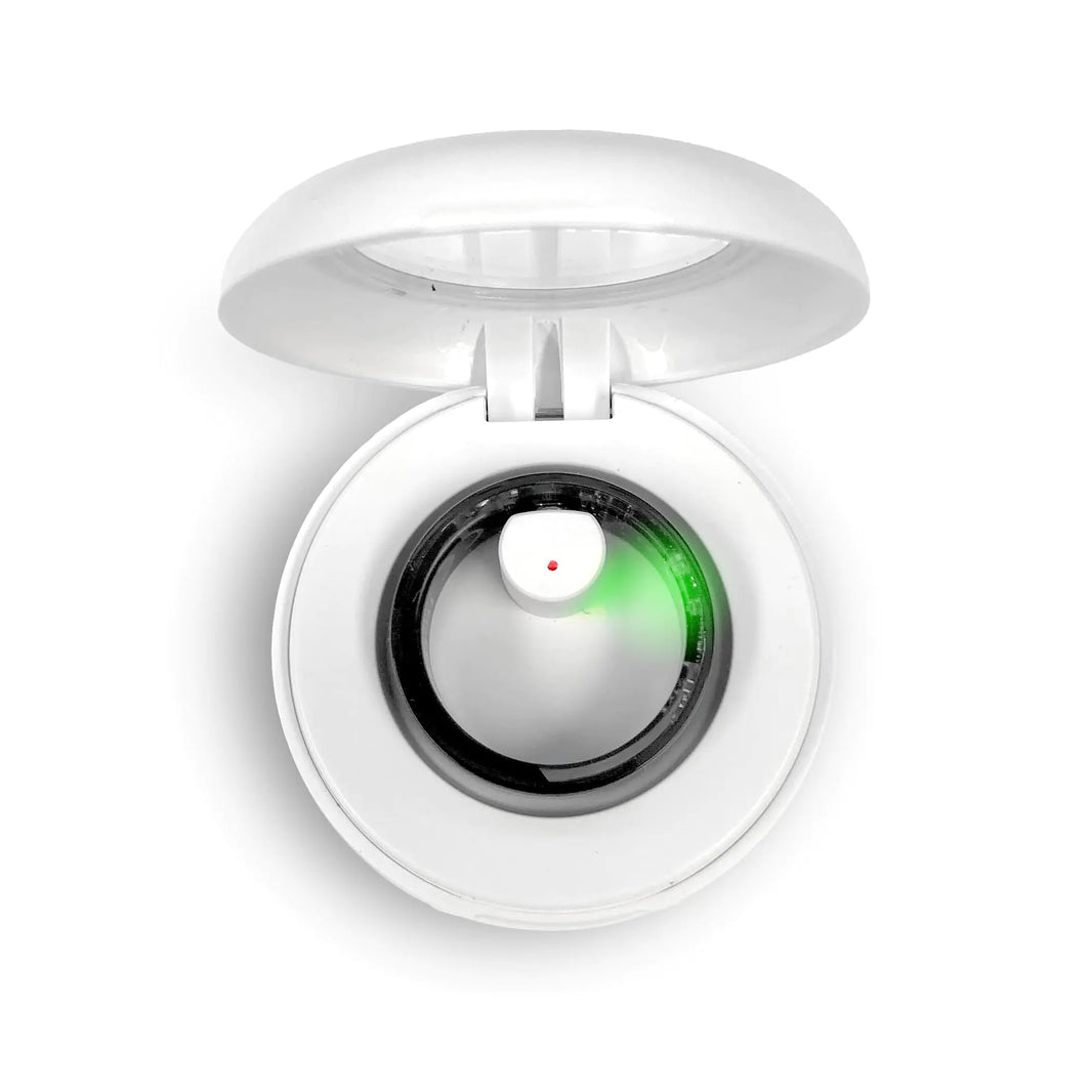 FREEZE2TRIM Vital Health Smart Ring Black Smart Ring for Women Vital Health Ring Smart Rings for Men with Fitness Tracking Sleep Monitor Heart Rate Blood Pressure App (Smart Ring Charging Case