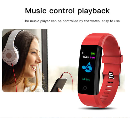 HealthSync Smart Watch: Heart Rate & Oxygen Monitor