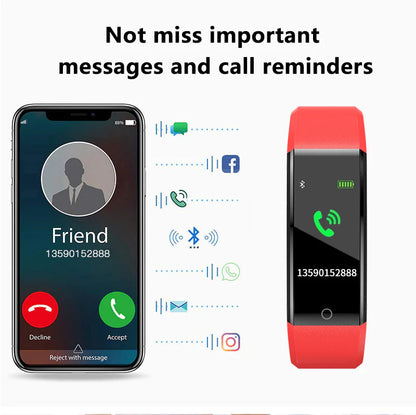 HealthSync Smart Watch: Heart Rate & Oxygen Monitor