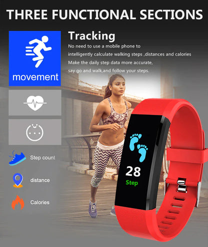 HealthSync Smart Watch: Heart Rate & Oxygen Monitor